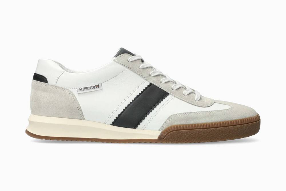 NEW MEPHISTO men's elyo sneaker in stone